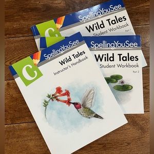 Spelling You See Level C: Wild Tales Student Workbooks 1 & 2, Instruction Book